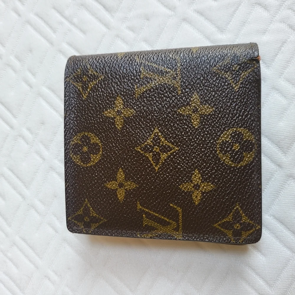 LOUiS Vuitton Bifold Wallet Monogran Porte Bier Cult Credit Monet